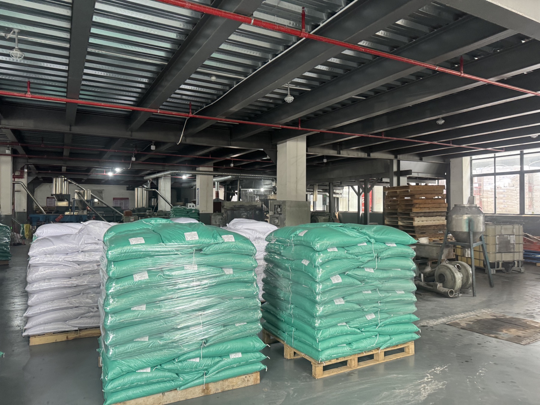 Huizhou production floor and finished compound bags